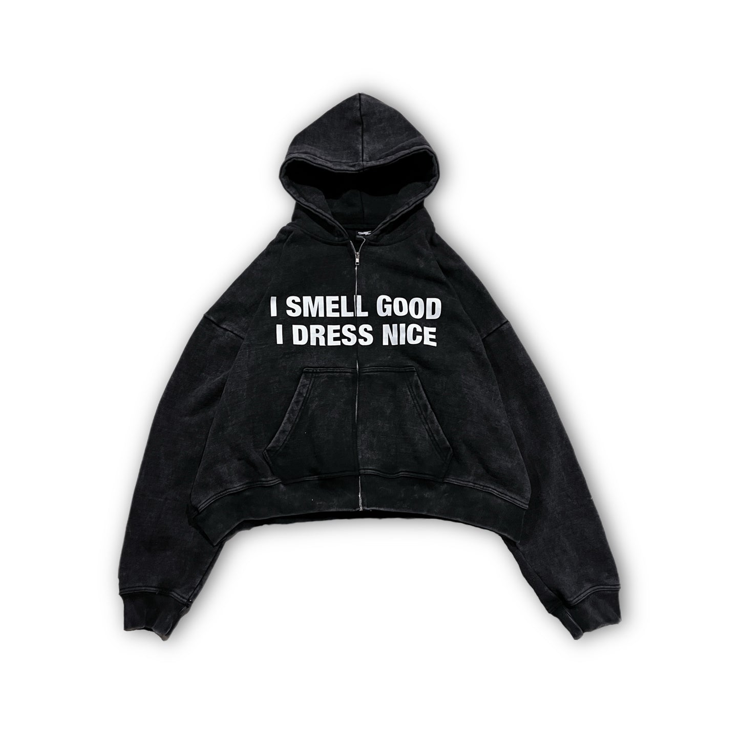 “I SMELL GOOD I DRESS NICE” Zip Hoodie