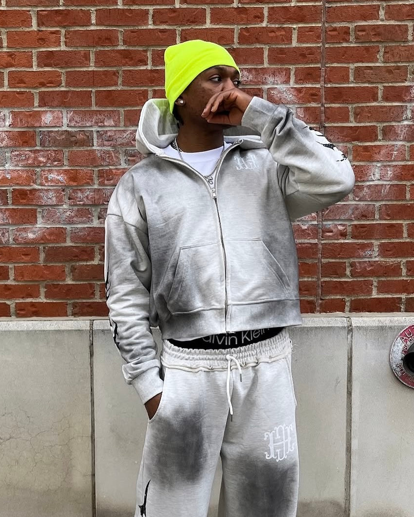 ‘ASH’ ZIP UP HOODIE