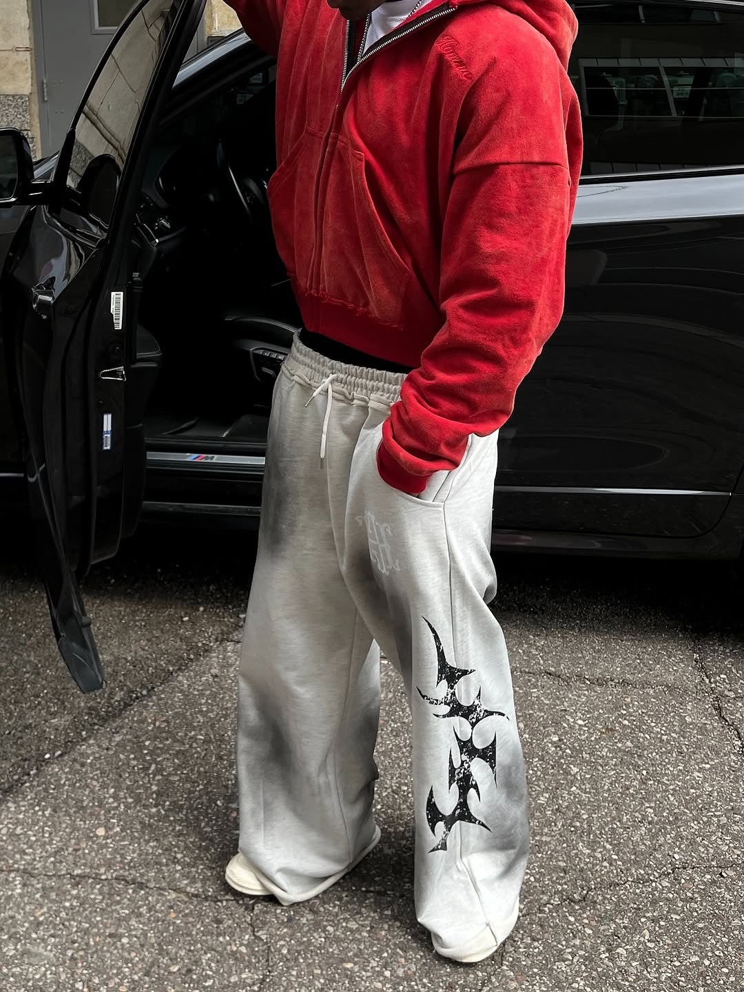 ‘ASH’ HEEL DRAGGER SWEATPANTS