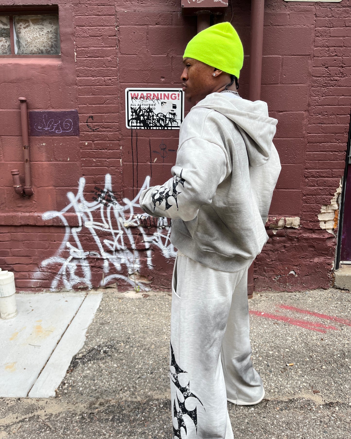 ‘ASH’ HEEL DRAGGER SWEATPANTS